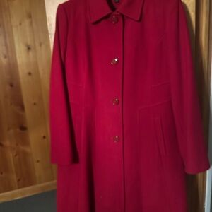 Preston & York Vibrant Red Trench Coat